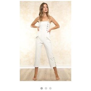 FLETCH ABBOTT WHITE JUMPSUIT